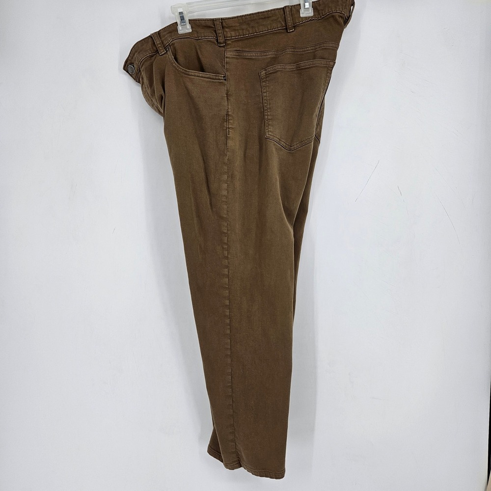 DL1961 Jeans Mens 40x32 Russell Slim Straight Fit Pants Stretch Droit Tan Khakis - Picture 12 of 13